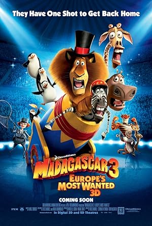 دانلود فیلم Madagascar 3: Europe’s Most Wanted 2012 بدون سانسور